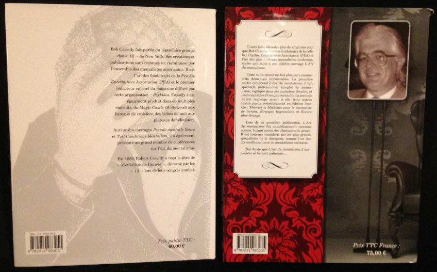 Robert CASSIDY L'Art du Mentalisme T1 & T2 b