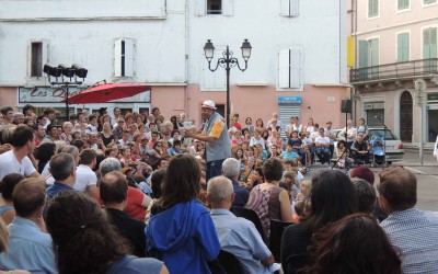 Spectacle de magie de rue