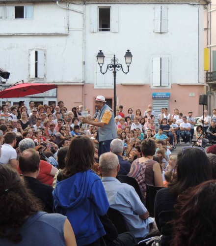 Spectacle de magie de rue